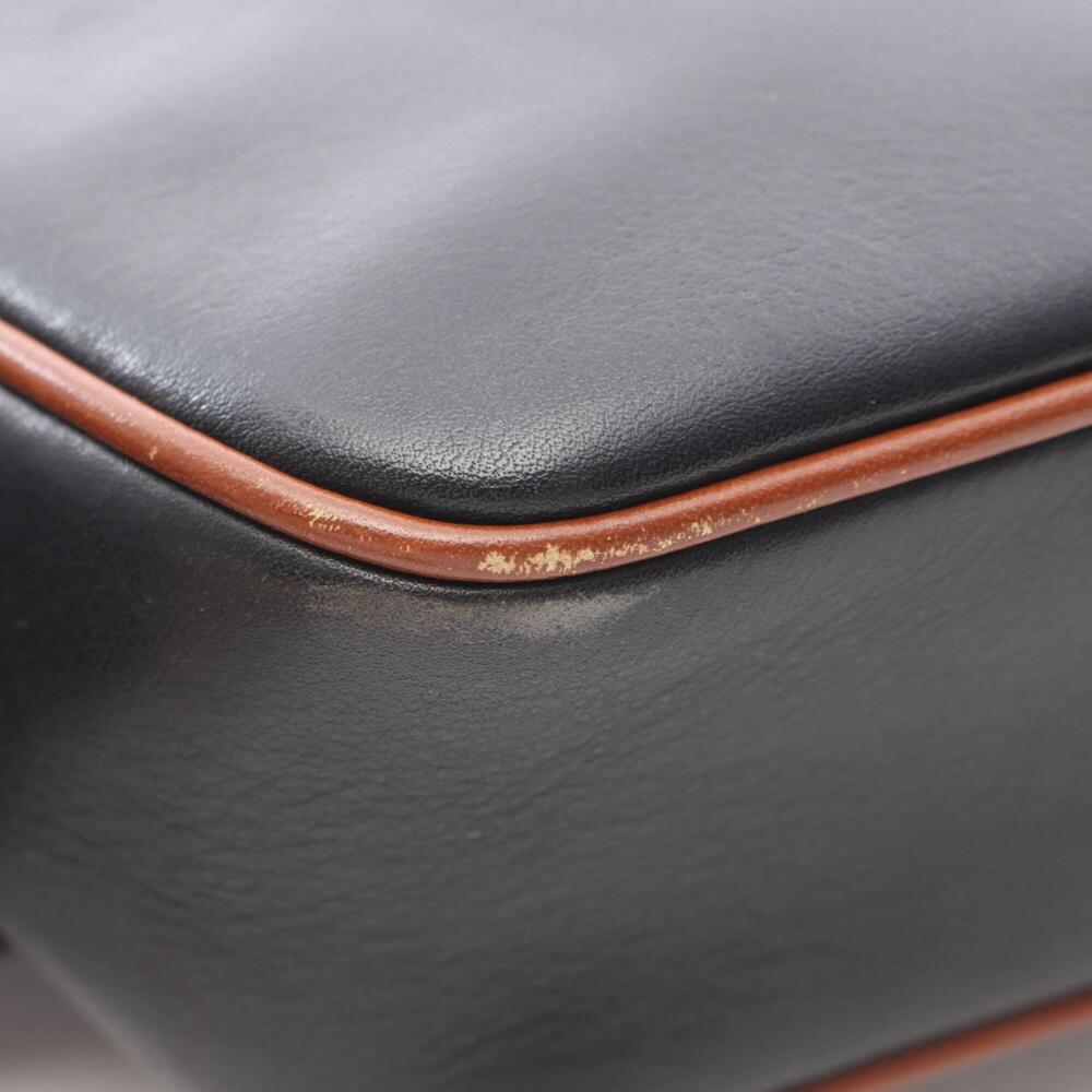 Celine CELINE Shoulder Bag Handbag Leather Women's Black/Brown - Picture 9 of 15